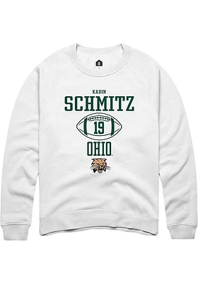 Kadin Schmitz Rally Ohio Bobcats Mens NIL Sport Icon Long Sleeve Crew Sweatshirt