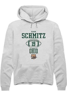 Kadin Schmitz Rally Ohio Bobcats Mens NIL Sport Icon Long Sleeve Hoodie