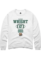 Kameron Wright Rally Ohio Bobcats Mens NIL Sport Icon Long Sleeve Crew Sweatshirt