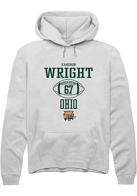 Kameron Wright Rally Ohio Bobcats Mens NIL Sport Icon Long Sleeve Hoodie