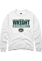 Kameron Wright Rally Ohio Bobcats Mens NIL Stacked Box Long Sleeve Crew Sweatshirt