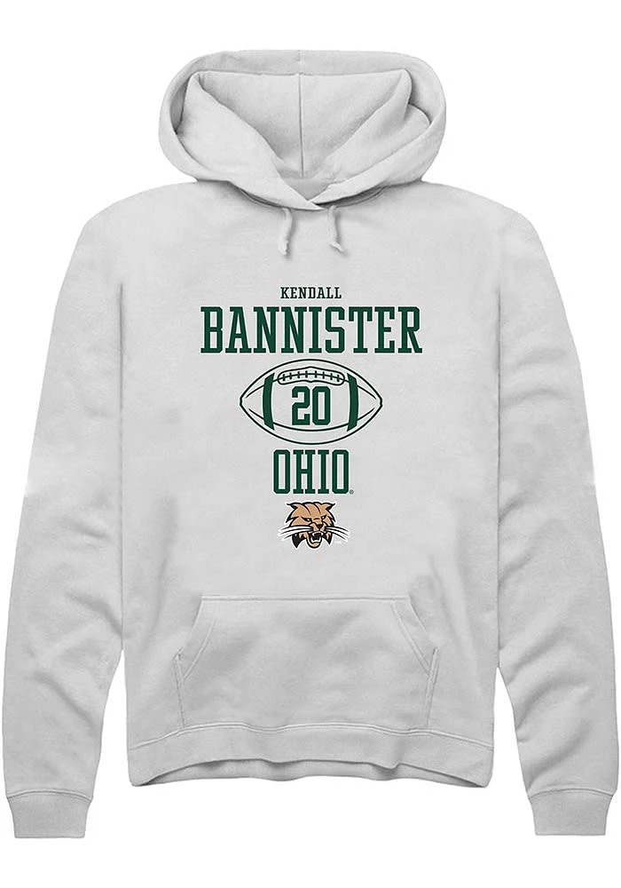 Kendall Bannister Rally Ohio Bobcats Mens NIL Sport Icon Long Sleeve Hoodie