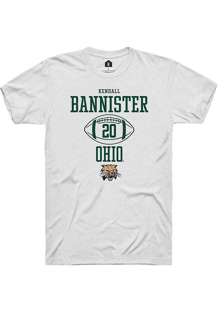 Kendall Bannister Ohio Bobcats Rally NIL Sport Icon Short Sleeve T Shirt