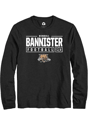 Kendall Bannister Ohio Bobcats Rally NIL Stacked Box Long Sleeve T Shirt