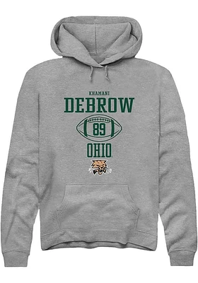 Khamani Debrow  Rally Ohio Bobcats Mens Graphite NIL Sport Icon Long Sleeve Hoodie