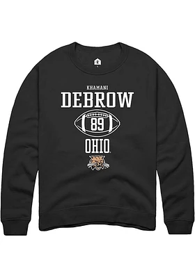 Khamani Debrow Rally Ohio Bobcats Mens NIL Sport Icon Long Sleeve Crew Sweatshirt