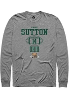 Kwame Sutton  Ohio Bobcats Graphite Rally NIL Sport Icon Long Sleeve T Shirt