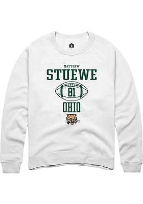 Matthew Stuewe Rally Ohio Bobcats Mens NIL Sport Icon Long Sleeve Crew Sweatshirt