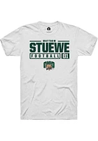 Matthew Stuewe Ohio Bobcats Rally NIL Stacked Box Short Sleeve T Shirt