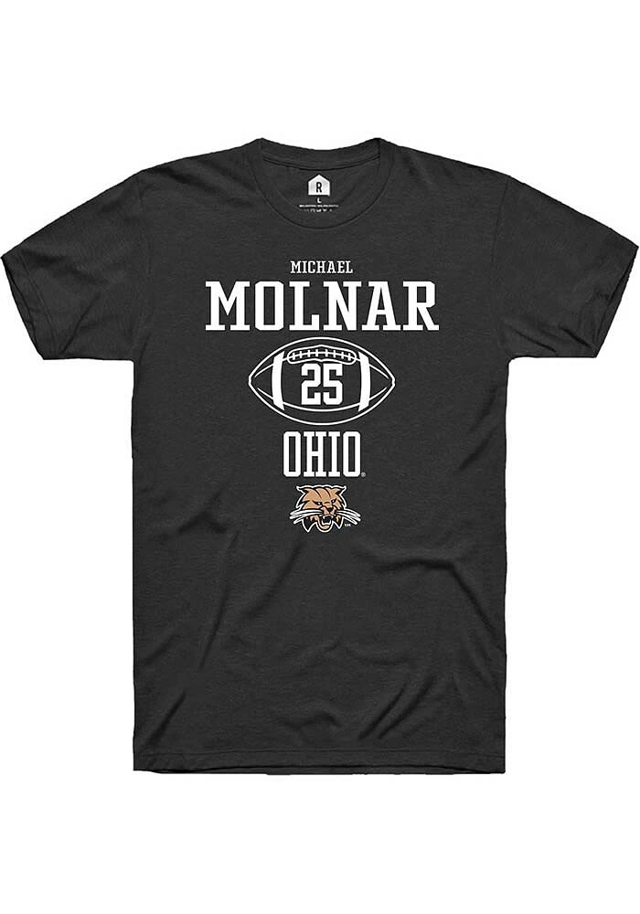 Michael Molnar Ohio Bobcats Rally NIL Sport Icon Short Sleeve T Shirt