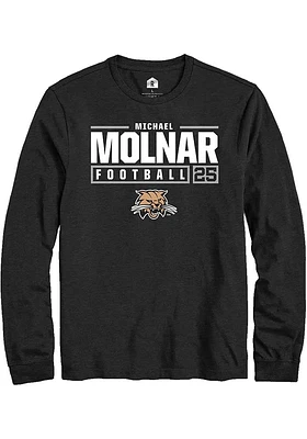 Michael Molnar Ohio Bobcats Rally NIL Stacked Box Long Sleeve T Shirt