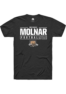 Michael Molnar Ohio Bobcats Rally NIL Stacked Box Short Sleeve T Shirt