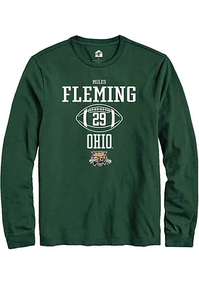 Miles Fleming Ohio Bobcats Rally NIL Sport Icon Long Sleeve T Shirt