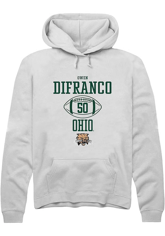 Owen DiFranco Rally Ohio Bobcats Mens NIL Sport Icon Long Sleeve Hoodie