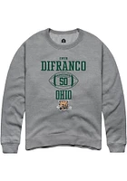 Owen DiFranco  Rally Ohio Bobcats Mens Graphite NIL Sport Icon Long Sleeve Crew Sweatshirt