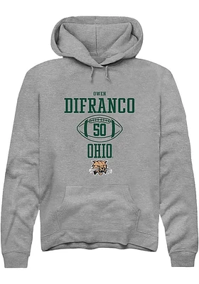 Owen DiFranco  Rally Ohio Bobcats Mens Graphite NIL Sport Icon Long Sleeve Hoodie