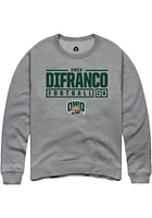 Owen DiFranco  Rally Ohio Bobcats Mens Graphite NIL Stacked Box Long Sleeve Crew Sweatshirt