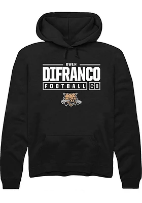 Owen DiFranco Rally Ohio Bobcats Mens NIL Stacked Box Long Sleeve Hoodie