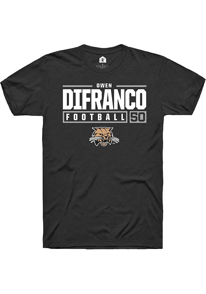 Owen DiFranco Ohio Bobcats Rally NIL Stacked Box Short Sleeve T Shirt