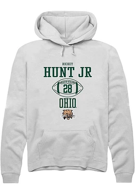 Rickey Hunt Jr Rally Ohio Bobcats Mens NIL Sport Icon Long Sleeve Hoodie