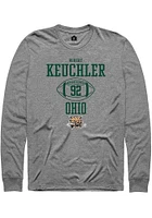 Robert Keuchler  Ohio Bobcats Graphite Rally NIL Sport Icon Long Sleeve T Shirt