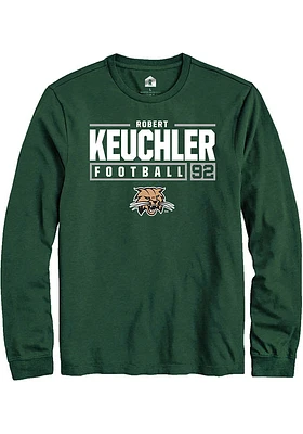 Robert Keuchler Ohio Bobcats Rally NIL Stacked Box Long Sleeve T Shirt