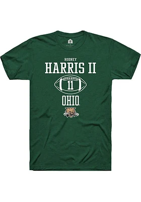 Rodney Harris II Ohio Bobcats Rally NIL Sport Icon Short Sleeve T Shirt
