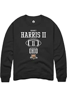 Rodney Harris II Rally Ohio Bobcats Mens NIL Sport Icon Long Sleeve Crew Sweatshirt