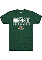 Rodney Harris II Ohio Bobcats Rally NIL Stacked Box Short Sleeve T Shirt