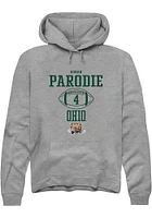 Roman Parodie  Rally Ohio Bobcats Mens Graphite NIL Sport Icon Long Sleeve Hoodie