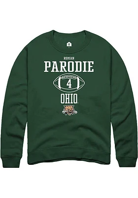 Roman Parodie Rally Ohio Bobcats Mens NIL Sport Icon Long Sleeve Crew Sweatshirt