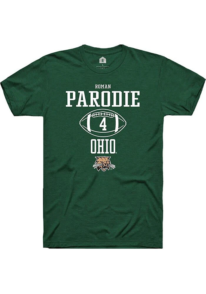 Roman Parodie Ohio Bobcats Rally NIL Sport Icon Short Sleeve T Shirt