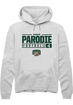 Roman Parodie Rally Ohio Bobcats Mens NIL Stacked Box Long Sleeve Hoodie