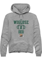 Sam Wiglusz  Rally Ohio Bobcats Mens Graphite NIL Sport Icon Long Sleeve Hoodie