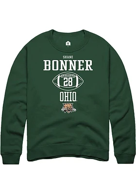 Shane Bonner Rally Ohio Bobcats Mens NIL Sport Icon Long Sleeve Crew Sweatshirt