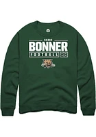 Shane Bonner Rally Ohio Bobcats Mens NIL Stacked Box Long Sleeve Crew Sweatshirt