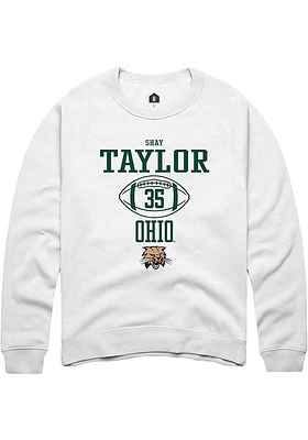 Shay Taylor Rally Ohio Bobcats Mens NIL Sport Icon Long Sleeve Crew Sweatshirt