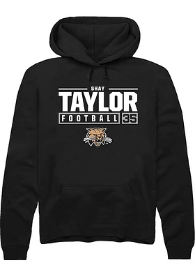 Shay Taylor Rally Ohio Bobcats Mens NIL Stacked Box Long Sleeve Hoodie