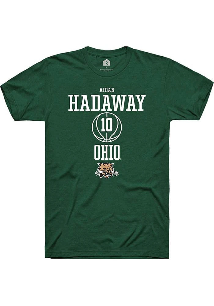 Aidan Hadaway Ohio Bobcats Rally NIL Sport Icon Short Sleeve T Shirt