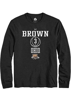 AJ Brown Ohio Bobcats Rally NIL Sport Icon Long Sleeve T Shirt