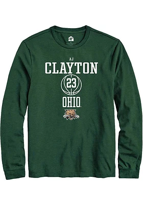 AJ Clayton Ohio Bobcats Rally NIL Sport Icon Long Sleeve T Shirt