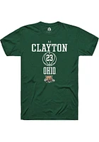 AJ Clayton Ohio Bobcats Rally NIL Sport Icon Short Sleeve T Shirt