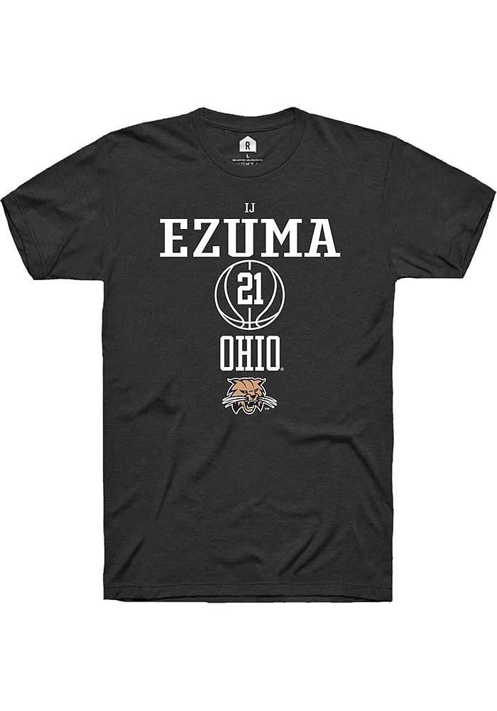 IJ Ezuma Ohio Bobcats Rally NIL Sport Icon Short Sleeve T Shirt