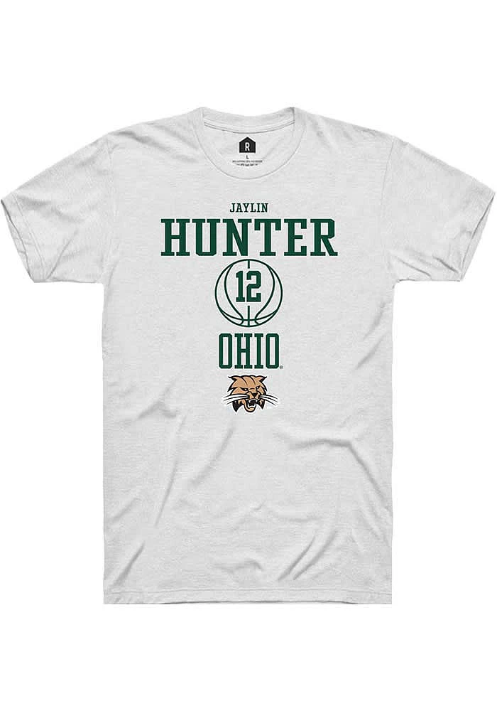 Jaylin Hunter Ohio Bobcats Rally NIL Sport Icon Short Sleeve T Shirt