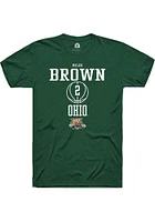 Miles Brown Ohio Bobcats Rally NIL Sport Icon Short Sleeve T Shirt