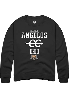 Franklin Angelos Rally Ohio Bobcats Mens NIL Sport Icon Long Sleeve Crew Sweatshirt