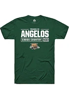 Franklin Angelos Ohio Bobcats Rally NIL Stacked Box Short Sleeve T Shirt