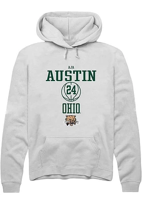 Aja Austin Rally Ohio Bobcats Mens NIL Sport Icon Long Sleeve Hoodie