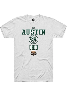 Aja Austin Ohio Bobcats Rally NIL Sport Icon Short Sleeve T Shirt