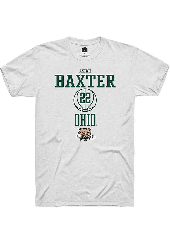 Asiah Baxter Ohio Bobcats Rally NIL Sport Icon Short Sleeve T Shirt